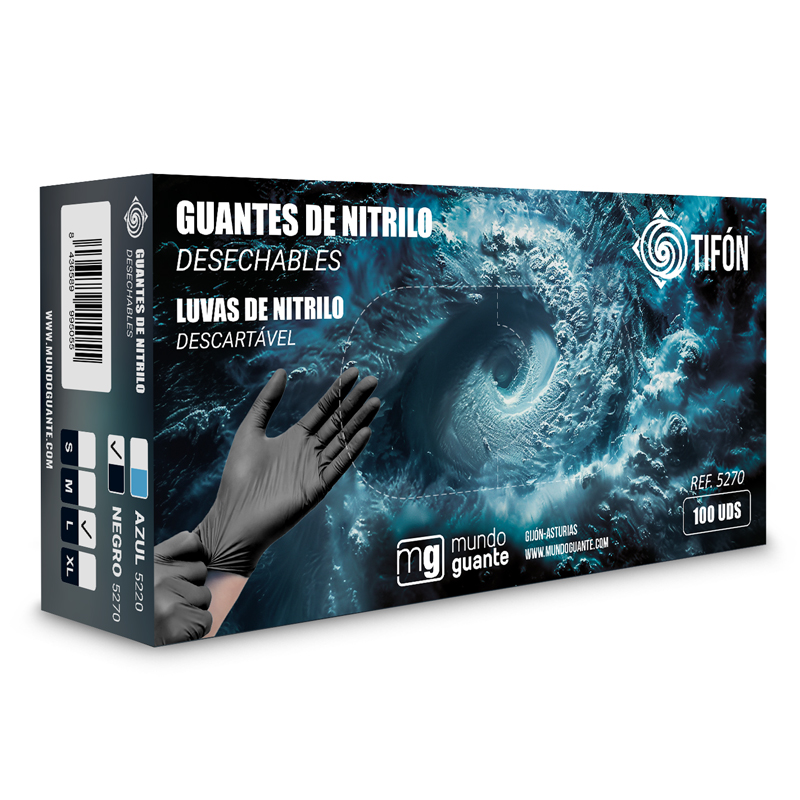 GUANTE TIFÓN NEGRO - Imagen 2
